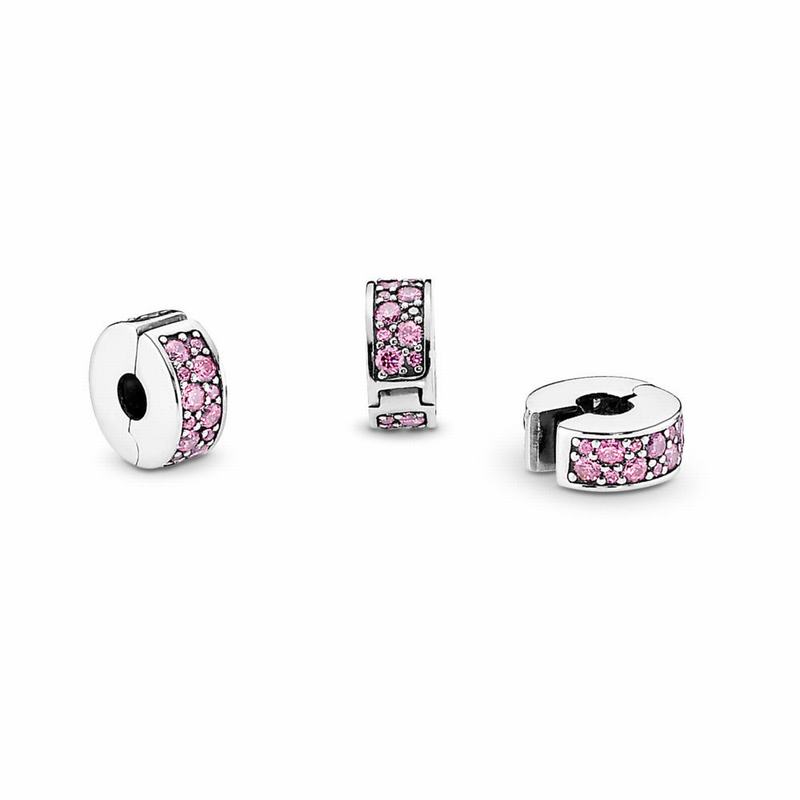 Pandora Shining Elegance Clip Charm NZ, Sterling Silver (763285-ERY)